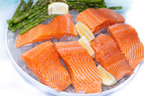 King Salmon Fillet with FREE Dozen Ca Miyagi Oysters per lb